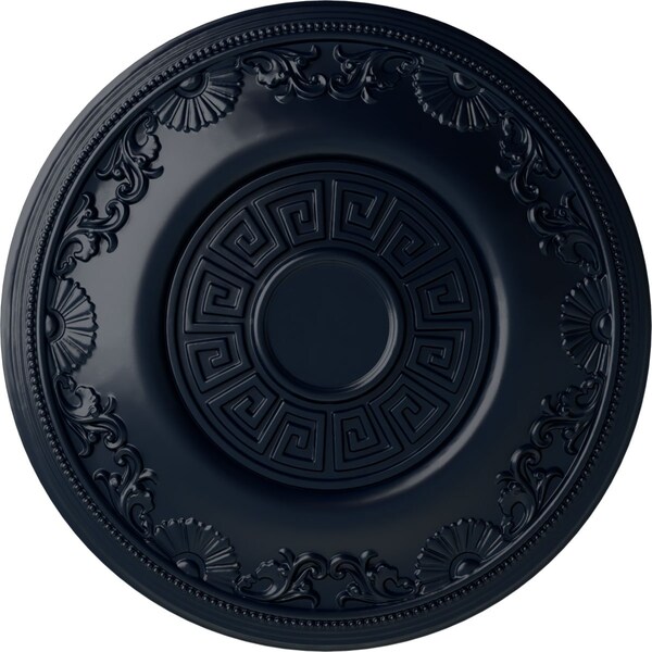 Ekena Millwork Nestor Ceiling Medallion (Fits Canopies up to 5"), Hand-Painted Midnight Dream, 25 7/8"OD x 2 1/4"P CM25NEMDF - main